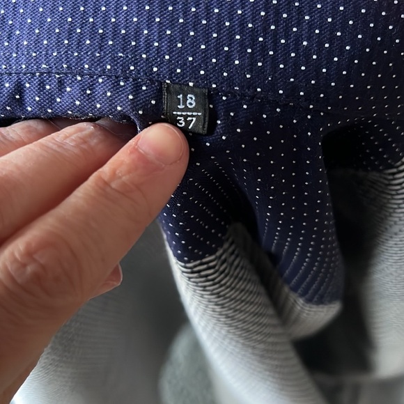 Linea In dress shirt Italian made noniron comfort fit - Picture 7 of 16